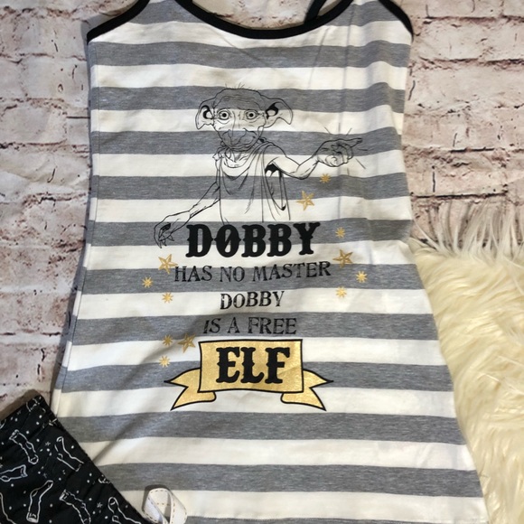 NWT Harry Potter exclusive pj set Dobby - Picture 2 of 8
